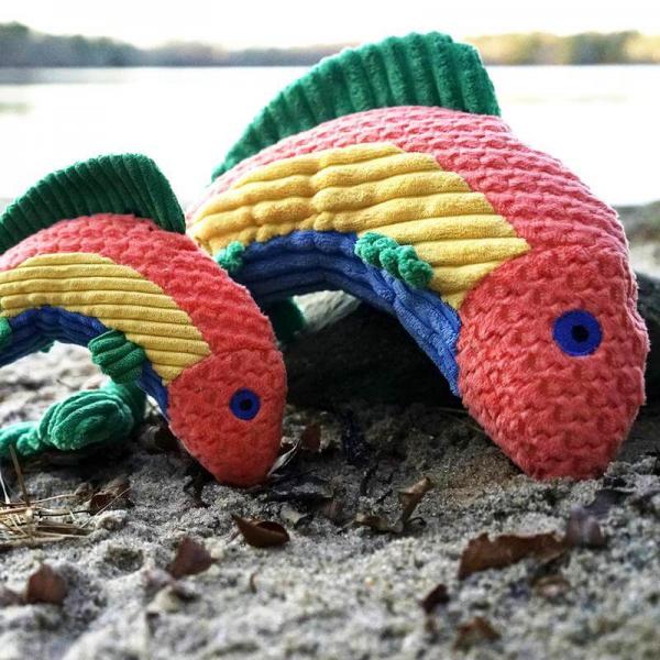 Hugglehounds Raucous Rainbow Trout Knottie Large Hugglehounds Raucous Rainbow Trout Knottie Large